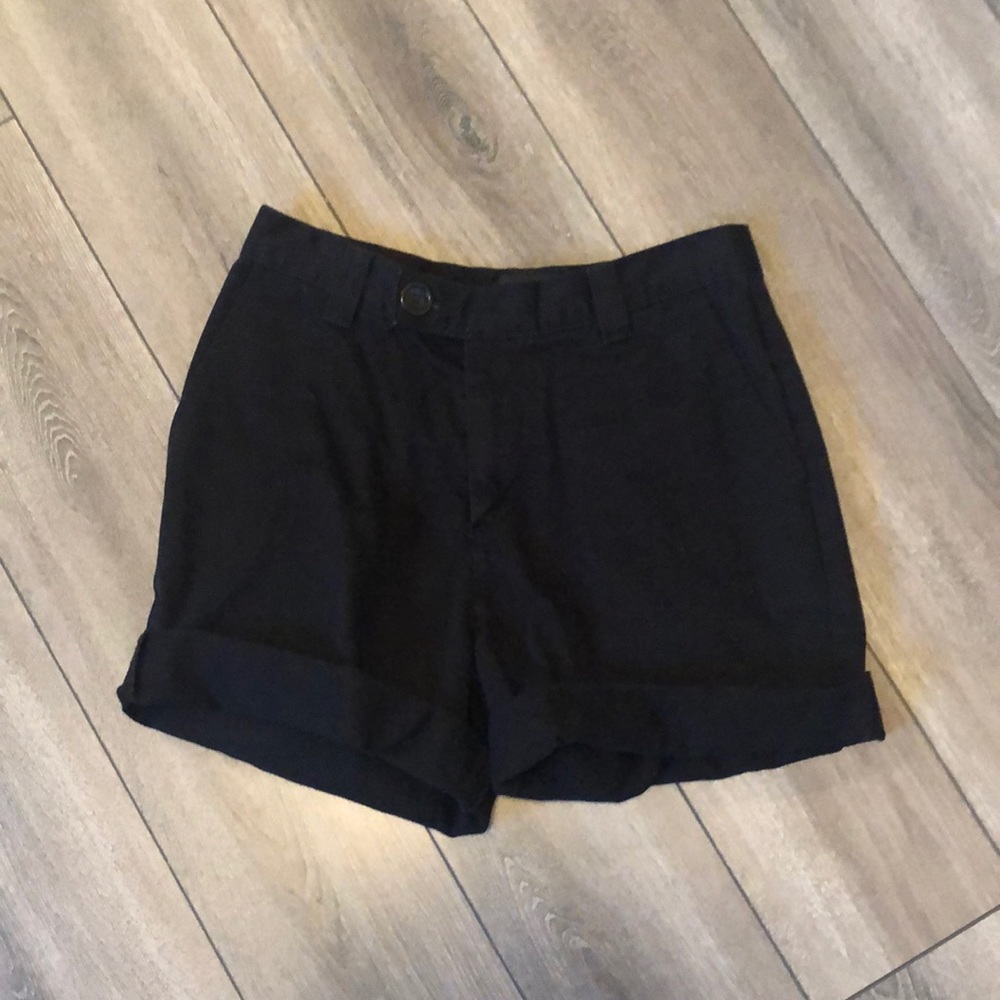 Vintage high waist black shorts